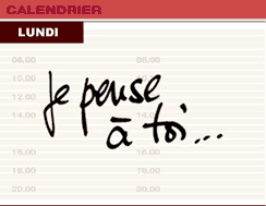 je pense à toi ...